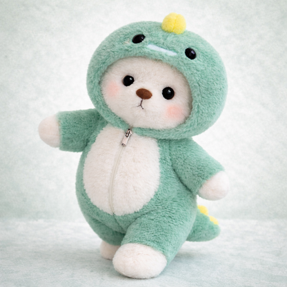 Oso con Disfraz de Dinosauiro