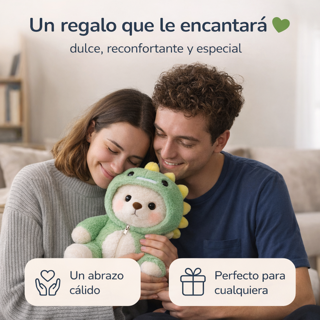 Oso con Disfraz de Dinosauiro