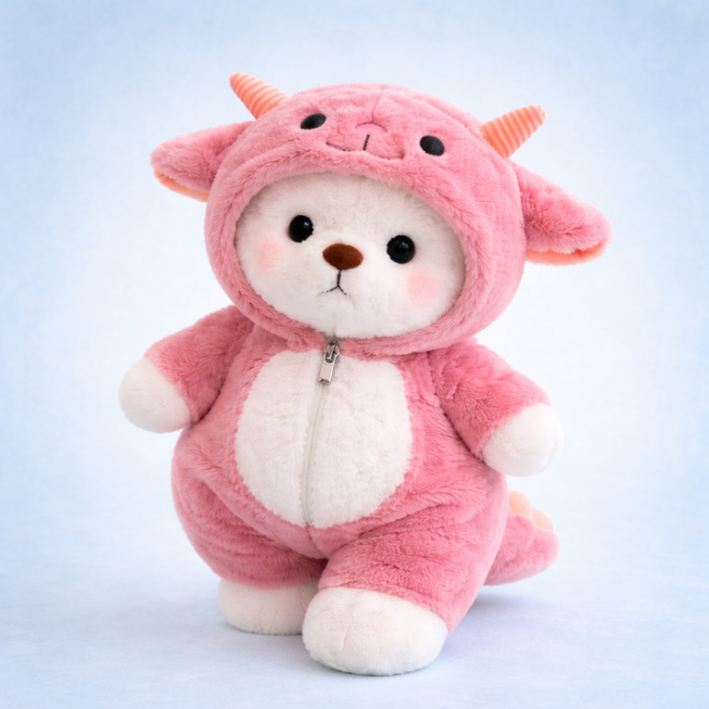 Oso con Disfraz de Dinosauiro