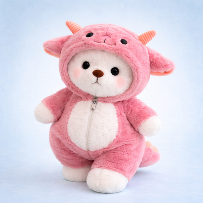 Oso con Disfraz de Dinosauiro